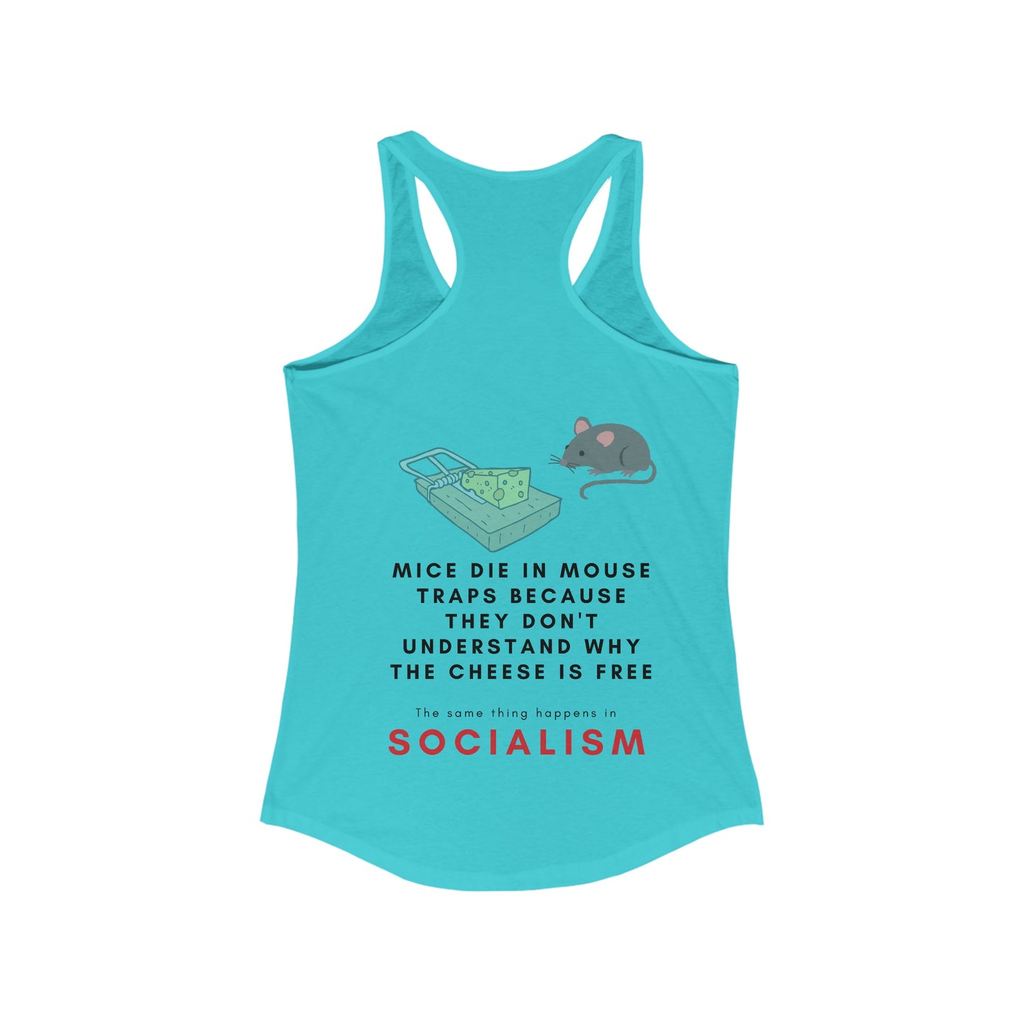 Women's Mice & Socialism Tank - anti-socialism