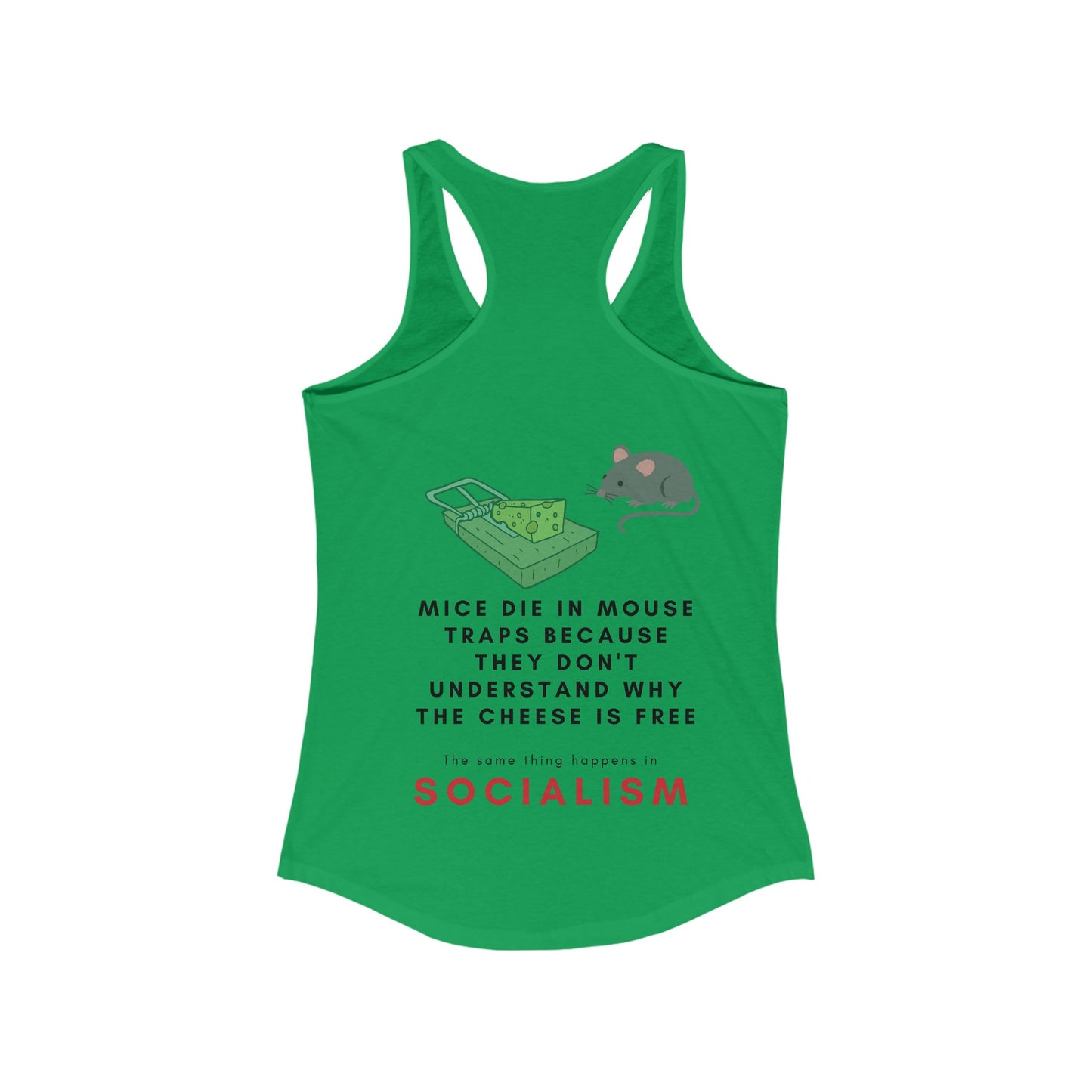 Women's Mice & Socialism Tank - anti-socialism