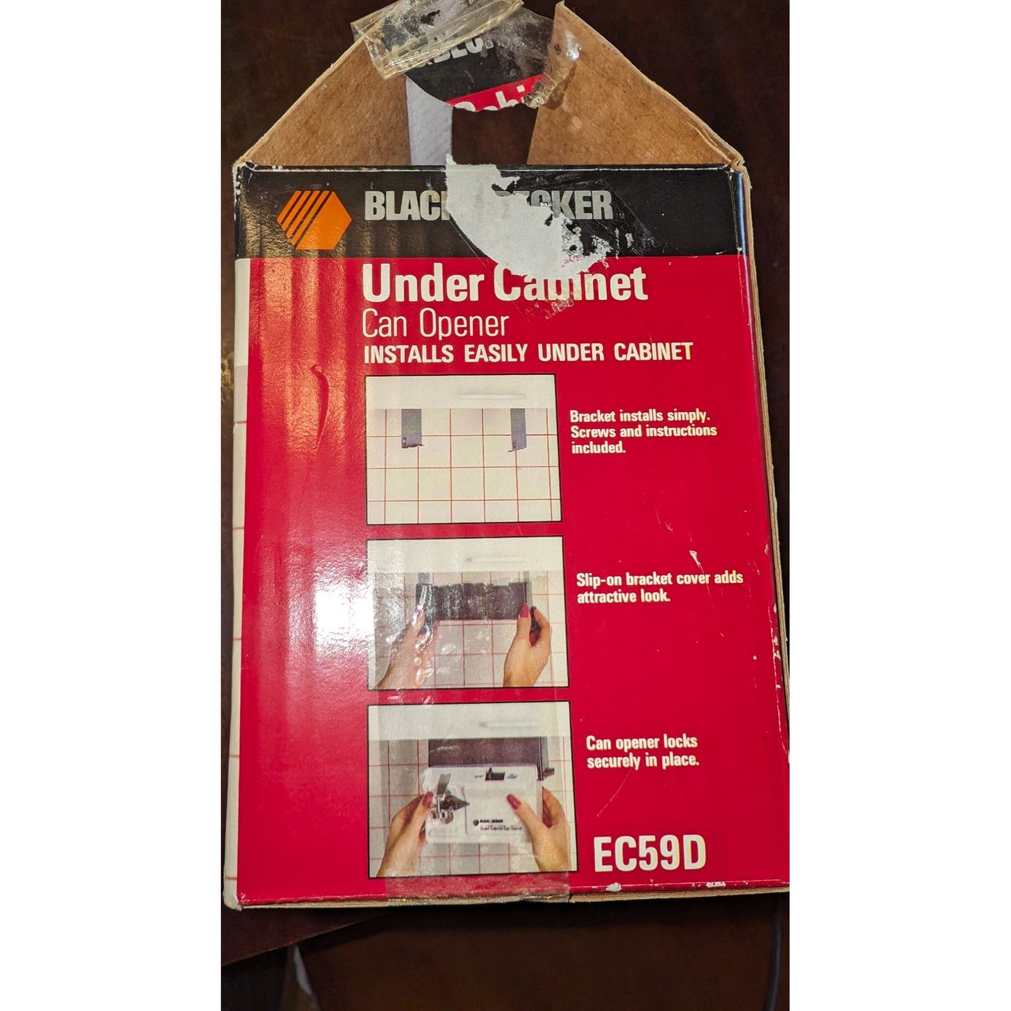 Black & Decker Under Cabinet Can Opener NEW EC59D