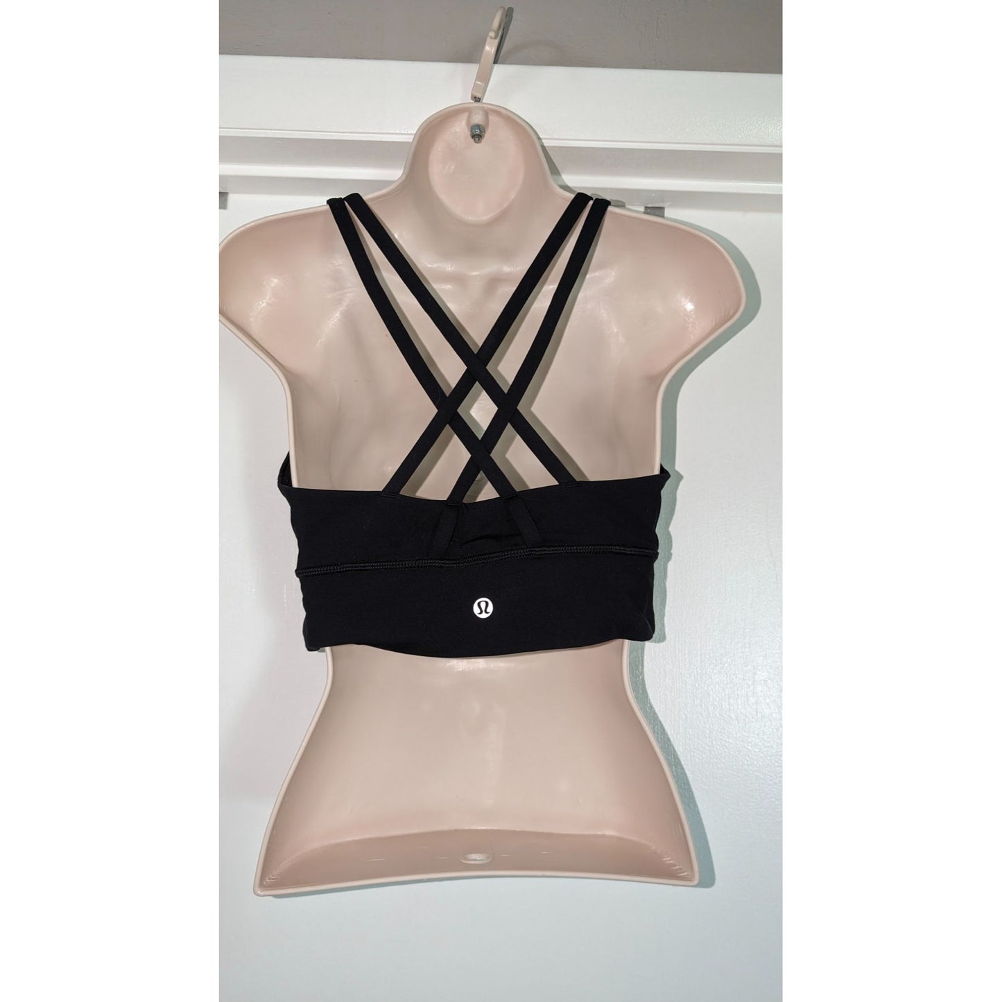 Lululemon Energy Longline Bras LOT OF 2 black & nude sz 8