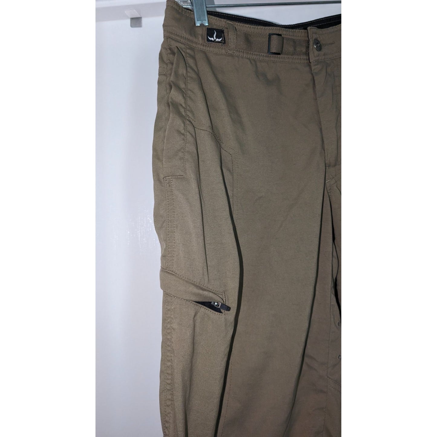 Prana Capris Sz S vented Cargo pants