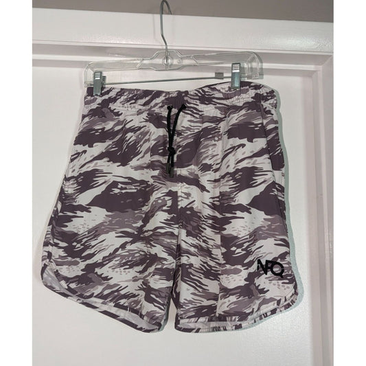 NFQ Training Shorts XL men's Gray Camo/Tiger stripe